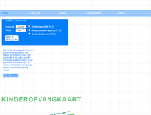 Tablet Screenshot of kinderopvangkaart.nl
